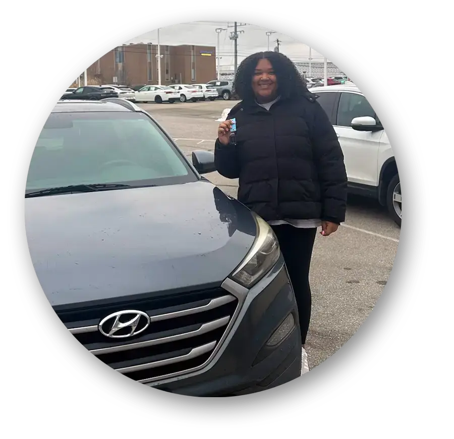 Brooklyn with new car